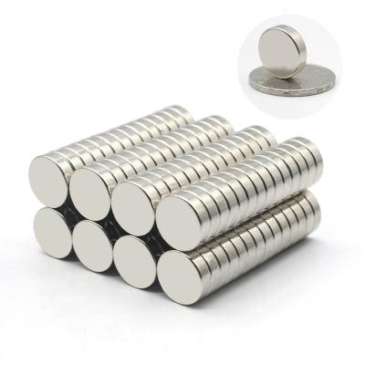 China Industrial Magnet Customized Cylinder Ndfeb Neodium Magnets Strong Constant Around Rare Earth Disc Neodymium Magnet for sale