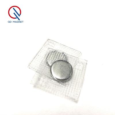 China Industrial Magnet Factory Price Disc Shape Sew-on Magnets for sale