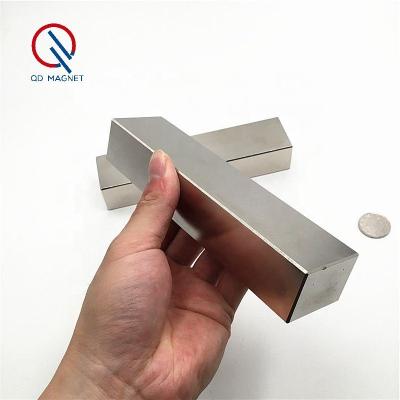 China Industrial Magnet Super Strong Neodymium N50 Grade Neodymium Rare Earth Long Bar Magnet for sale