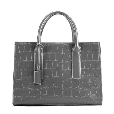 China New Autumn And Winter Fashion Large Capacity PU Crocodile Ladies Handbag Women Designer Large Pattern Leather Shoulder Waterproof Tote Bag for sale