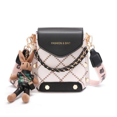 China Water Resistant PU Leather Mini Cross Small - Body Cell Phone Case Bag Wallet Phone Pocket Shoulder Bag For Women for sale