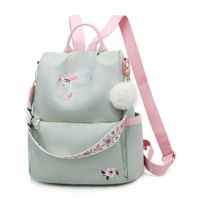 China Preppy Style School Girls Backpack Fashion All-match Lovely Backpack Oxford Cloth Bag for sale