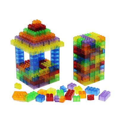 China Translucent DIY Building Brick 1000 Pcs Mini Building Blocks Construction Toy Set For Children for sale