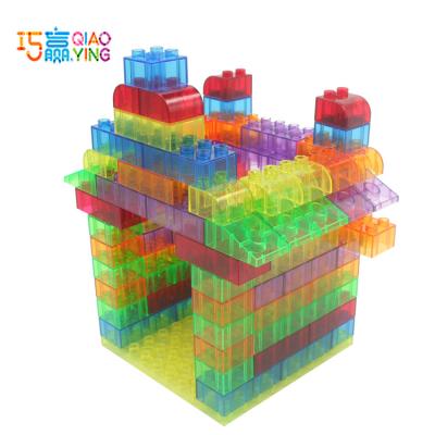 China Construction Toys Translucent Module Blocks Interlocking Toys Building Block Building Toys For Kids-90 Pieces for sale