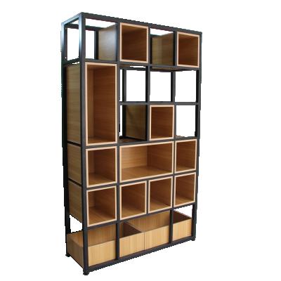 China Storage System Frame Decorative Storage Connector Wood Hardware Metal Bracket For Timber Rack for sale