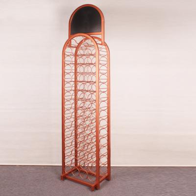 China Metal Rack System Used Commercial Storage Wine Bottle Holder Stand Wine And Champagne Display Rack for sale