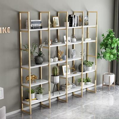 China Nordic light luxury cosmetic rack modernization wrought iron nail polish shelf gold nail polish shelf display rack for sale