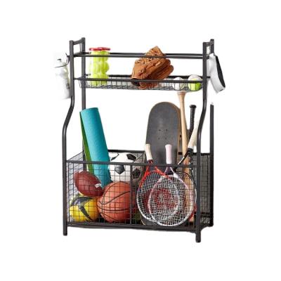 China Exhibition Sports Hall Storage Rack Organizer For Sporting Goods for sale