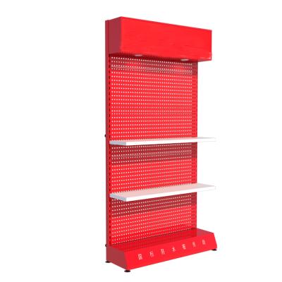 China High Quality Free Standing Peg Board Display Rack Pegboard Display Metal Raw Material Free Standing Display Rack for sale