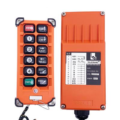 China Factory Price F21-E2B-8 Telecrane Single Speed ​​8 Button Wireless Industrial Remote Control For Crane Hoist for sale