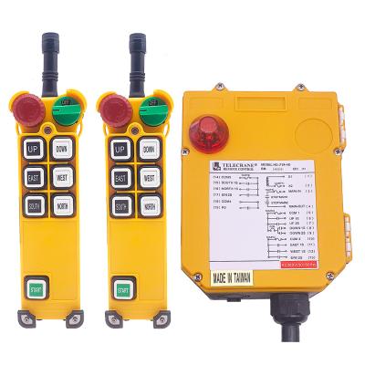 China Factory Price F24-6D Telecrane Truck 6 Buttons Double Speed ​​Radio Crane Wireless Industrial Remote Control with Transmitter and Receiver for sale