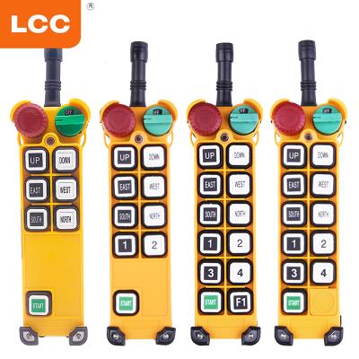 China Factory price F24-6S TELECRANE waterproof single wireless electric crane radio industrial 6 button speed remote controller for sale