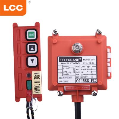 China F21-2S 2 220 Volt Waterproof Industrial Radio Crane Buttons Single Speed ​​Remote Control for sale