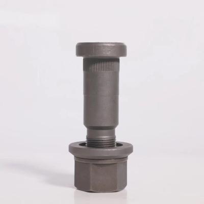 China Steel Hub Bolt 22x1.5x98 Gray For FRUEHAUF Hardness 10.9 for sale