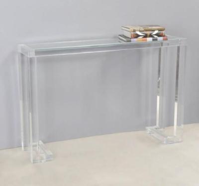 China Living Room Home Entrance CONSOLE TABLE Furniture Floor Acrylic Console Table for sale