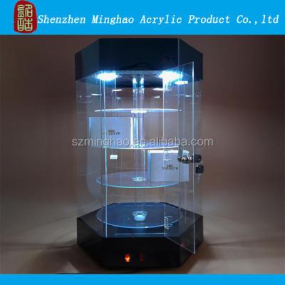 China Novel store display design and high quality acrylic shop window rotation for sale