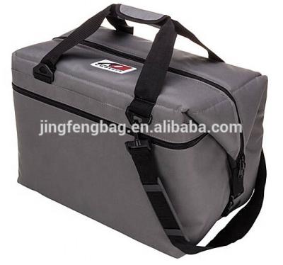 China Waterproof 20 Years Factory Free Sample High Quality 48 Pack Canvas Soft Cooler Bag for sale