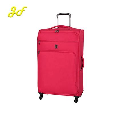 China Free Sample High Quality Custom Factory Polyester 20 Years Carry On Trolley Traveling Bags Luggage for sale