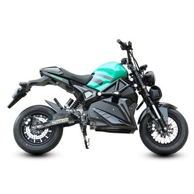 China New Design 3000W Powerful Mid Motor With Large Capacity 72V45ah Lithium Battery Electric Motorcycle Scooter Small Monster for sale