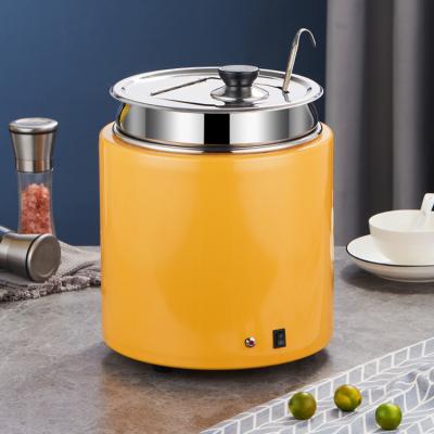 China Hotel/Cafeteria Multi Colors 11L Stainless Steel Food Warmers Shake Soup Kettle Pot Commercial Electric Food Warmer for sale