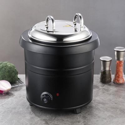 China Hotel / Cafeteria Professional Manufacturers Keep Hot Soup Pot Food Kettle Patented Commercial Soup Warmer For Buffet for sale