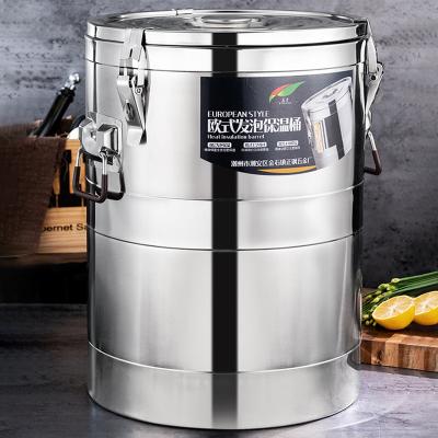 China Store/restaurant/office/hotel heat preservation stainless steel barrel milk tea bucket milk tea the heat insulation bubble tea barrel with tap for sale