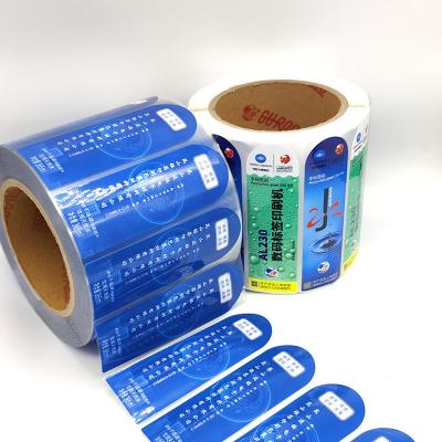 China BOPP Juice Bottle Adhesive Sticker Label Varnishing Kiss Cut Sticker Sheets for sale