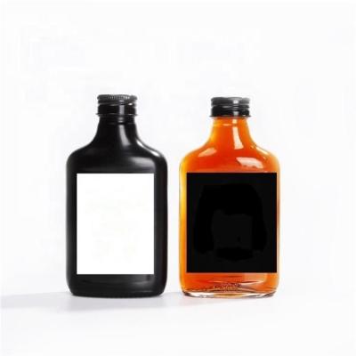 China Custom Wholesale Empty Universal Beverage Alcohol 50ml Beverage Small Mini Glass Bottle For Drinks for sale