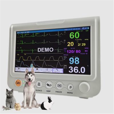 China Durable 7 Inch Vital Signs Monitor Multiparameter Monitor Veterinario Vital Signs Monitor en venta