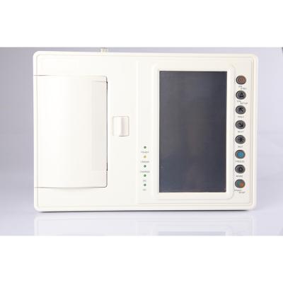 China Medical ecg machine 12 Channel lead metal ecg machine portable ekg 6 electrocardiograph stress ecg machine for sale