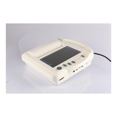 China Portable metal ecg machine 12 lead electrocardiograph ecg machine with analyzer maker ecg machine for sale