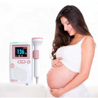 China Cardiology CE Certified Wholesale Price Ultrasound Baby Heart Rate Monitor Fetal Doppler Doppler Heart Detector à venda