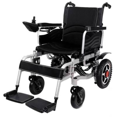 China Electric wheelchair 140Kg lightweight capacity lithium battery power foldable portable wheelchair for 140kg older à venda