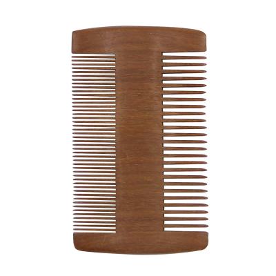 China Hot Selling Compact Portable Wooden Wide Tooth Comb Biodegradable Handmade Wholesale Wide Tooth Combs for sale