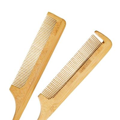 China home & Wholesale Disposable Heat Resistant Salon Rat Tail Comb Professional Bamboo Hair Comb for sale