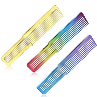 China Professional Salon Private Label Salon Use Stainless Steel Hair Cutting Comb for sale