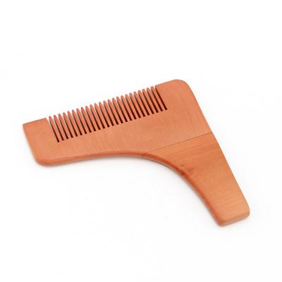 China Home Private Label Biodegradable Mens Beard Comb High Quality Natural Wooden Beard Comb for sale