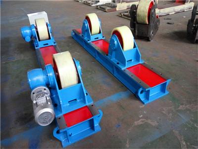 China 40T Screw adjustable welding turning rollers    Polyurethane for sale