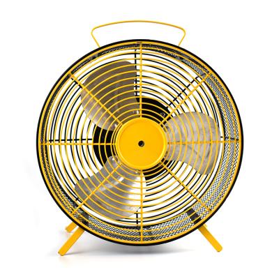 China Household Factory Supply High Quality Diameter 270mm Diameter 12vDC USB Battery Solar Electric Floor Fan for sale