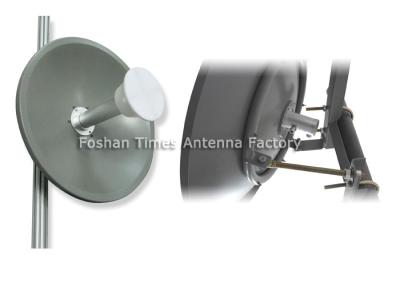 China Small Parabolic Dish Antenna 24 Dbi Omni Antenna 2 X N Female Connector for sale