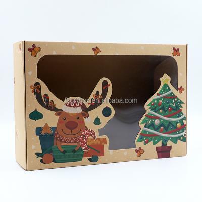 China Custom Recycled Brown Materials Kraft Paper Packing Box For Wallet Belt PU Leather Wallet Gift Box for sale