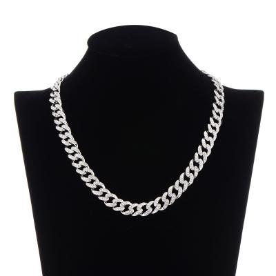 China 2021Cuban Link Chain Fashion Hip-hop Fashion Bracelet Necklace for sale