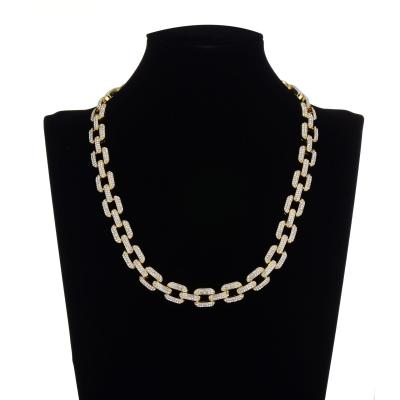 China 2021Trendy Hiphop Gold News Atmosphere Chain Women's Bracelet Necklace for sale