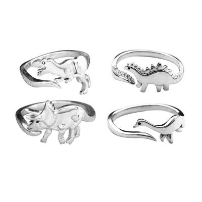 China FASHIONABLE factory European ring alloy new ring wholesale open animal ornament and American dinosaur for sale