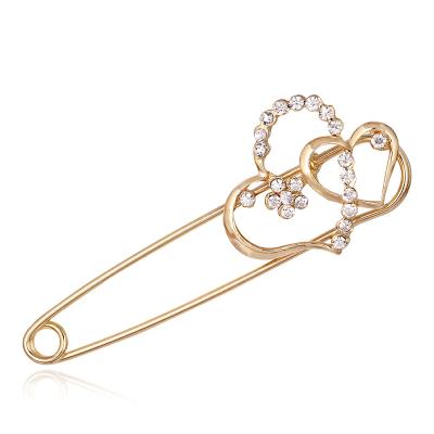 China Wholesale Women's Brooch Women's Soft Bow Fashion Scarf Buckle Brooch Pin for sale