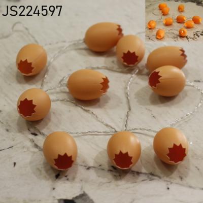 China Home Decor Battery Operated LED Indoor Home Decor String Light Easter Decoration Egg Lights for sale