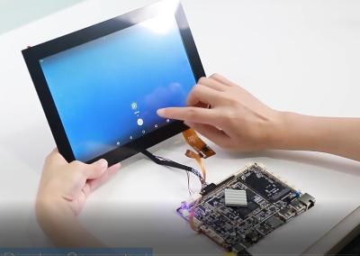 Cina Display LCD per pubblicità con touch screen per interni Schermi di visualizzazione digitali lcd da 10,1 pollici con scheda ARM industriale Android in vendita