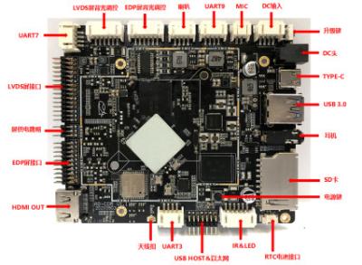 China EDP LVDS Android Motherboard Quad Core RK3566 PCBA Development Board for sale