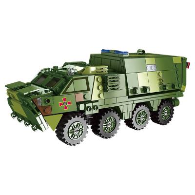 China Eco-friendly material xingbao 06800 481pcs military medical armored vehicle building blocks toy for sale