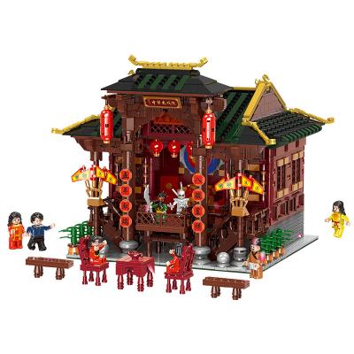 China Building toy xingbao 01020 3820 pieces architectural chinese cinema 7 building blocks toys for sale